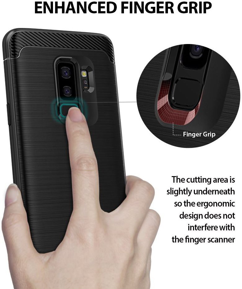 Ringke Onyx Samsung Galaxy S9 Plus Hoesje Zwart afbeelding 5