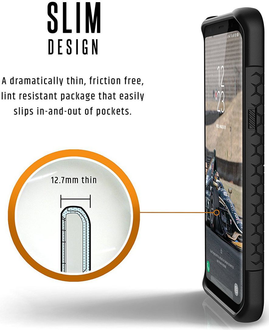 Urban Armor Gear Monarch Hoesje Samsung Galaxy S9 Black afbeelding 6