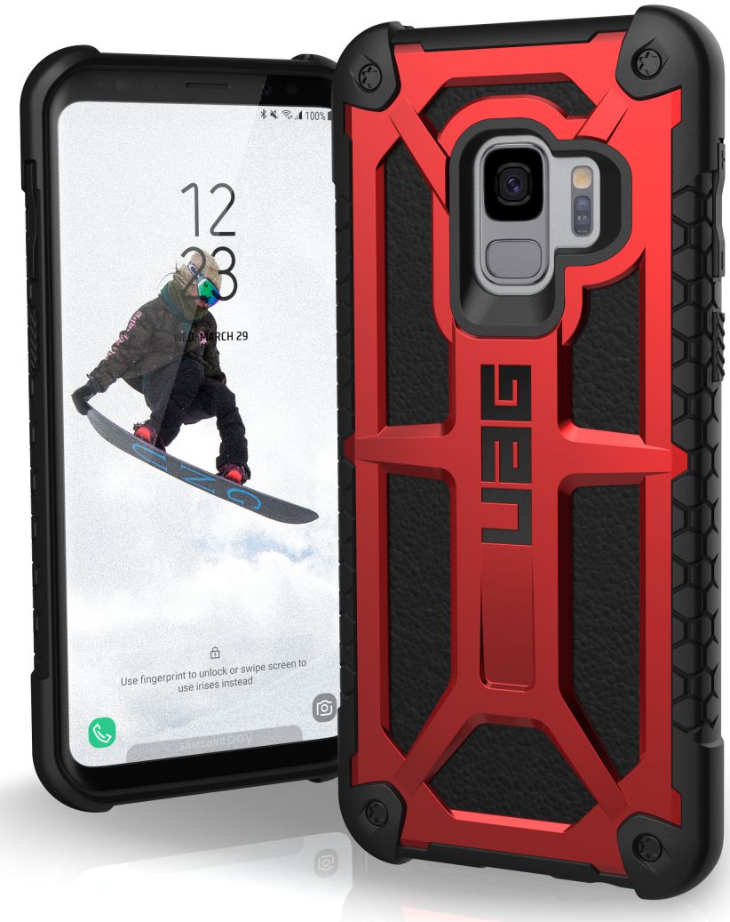 Urban Armor Gear Monarch Hoesje Samsung Galaxy S9 Crimson afbeelding 1