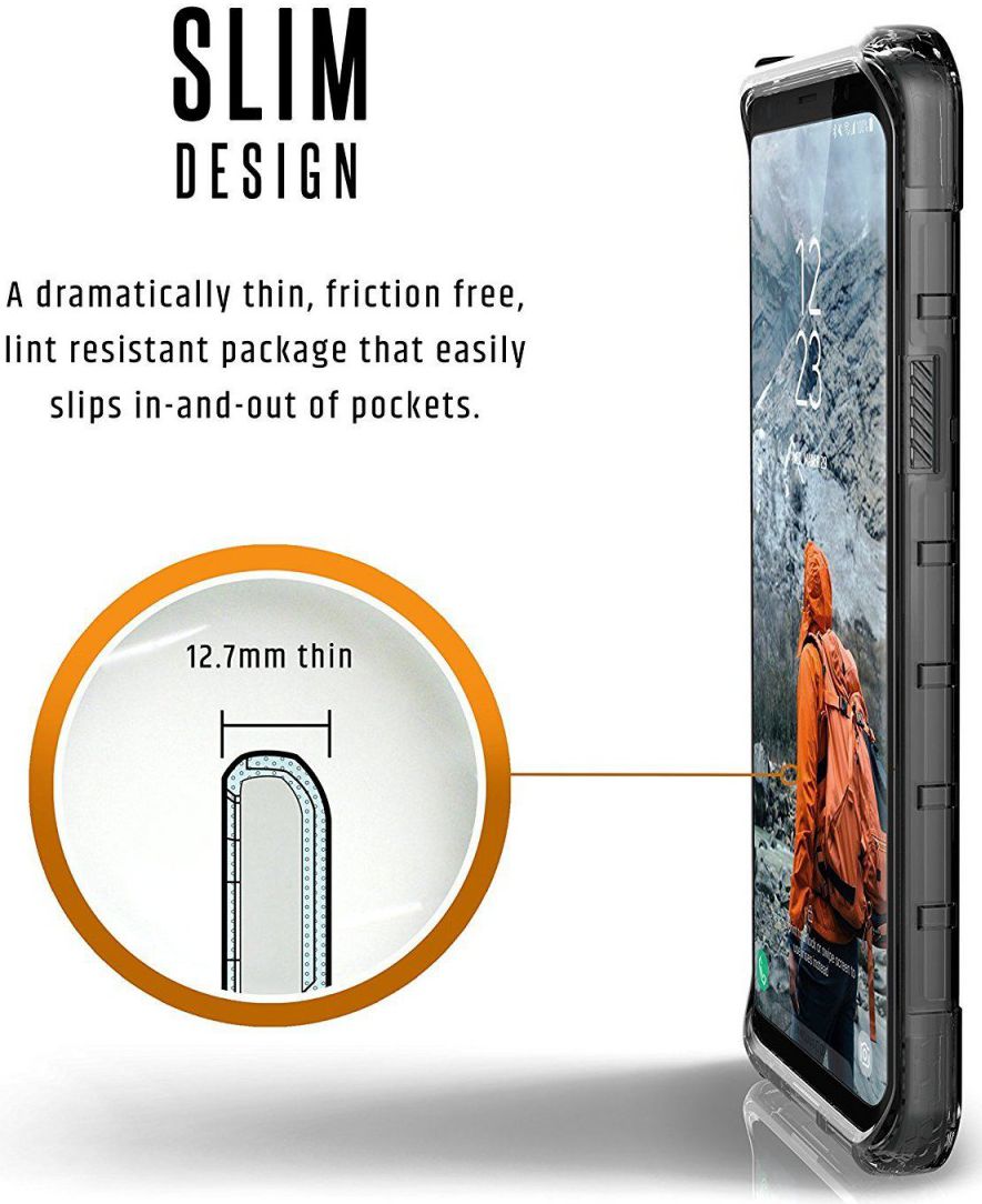 Urban Armor Gear Plyo Hoesje Samsung Galaxy S9 Ash afbeelding 8