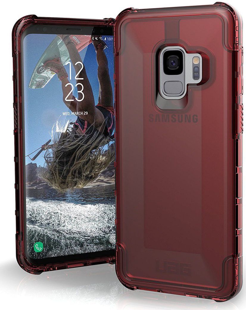 Urban Armor Gear Plyo Hoesje Samsung Galaxy S9 Crimson afbeelding 1