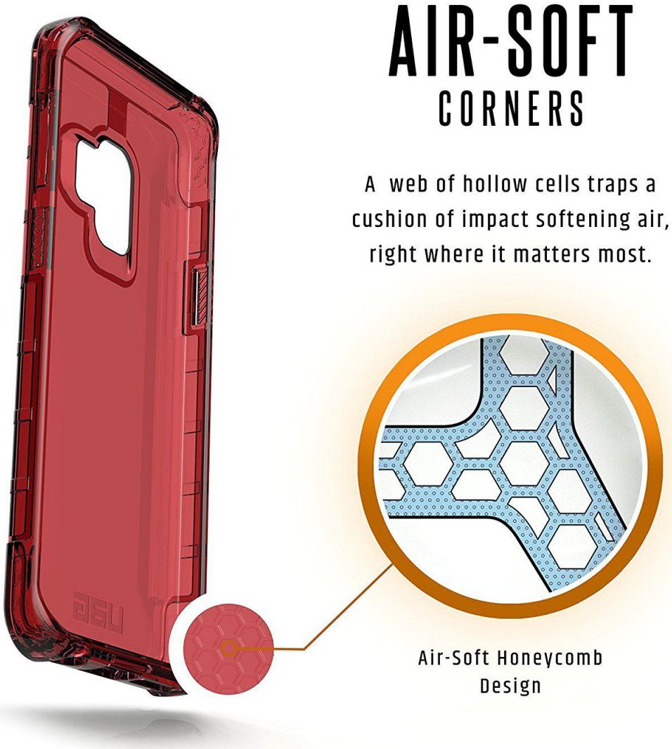 Urban Armor Gear Plyo Hoesje Samsung Galaxy S9 Crimson afbeelding 6
