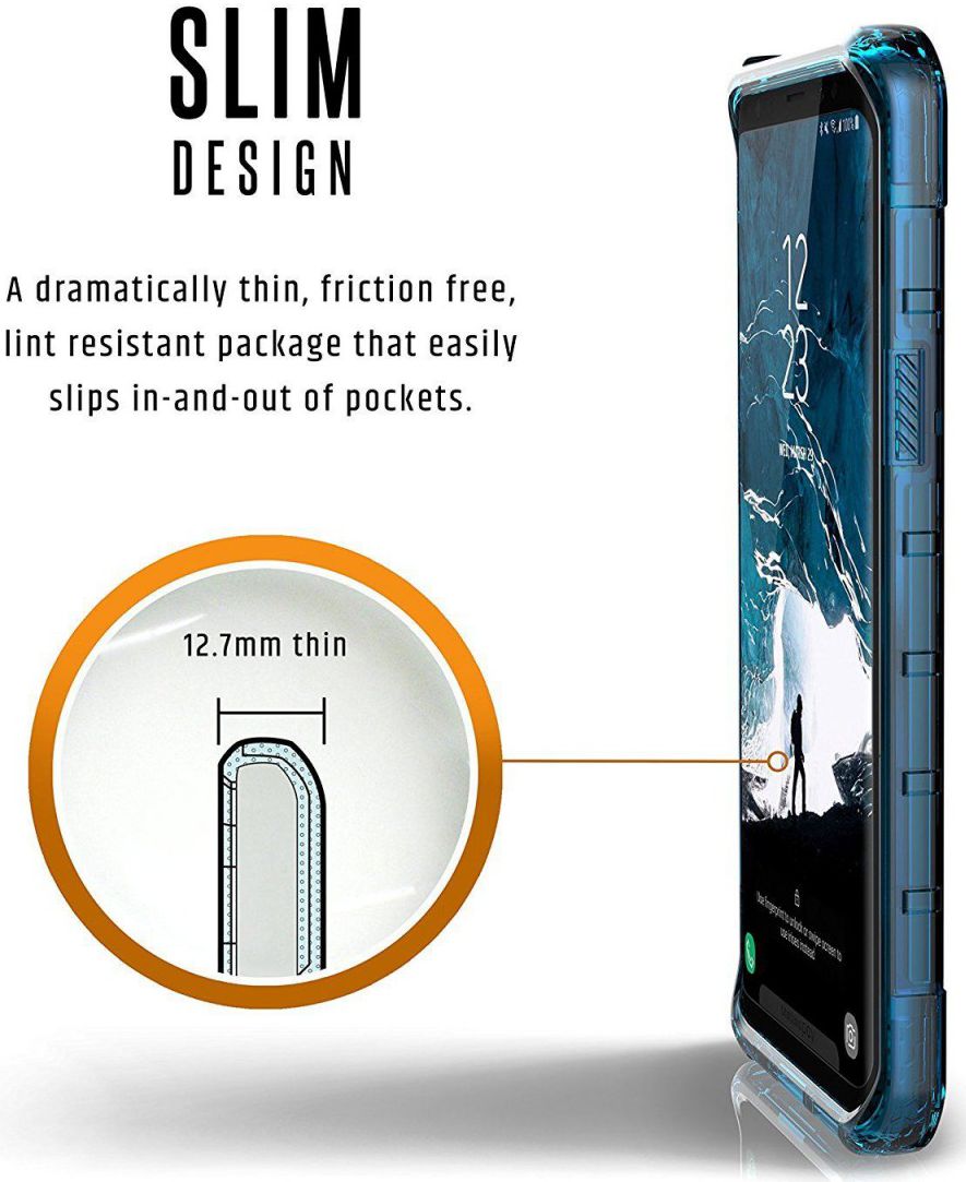 Urban Armor Gear Plyo Hoesje Samsung Galaxy S9 Glacier afbeelding 8
