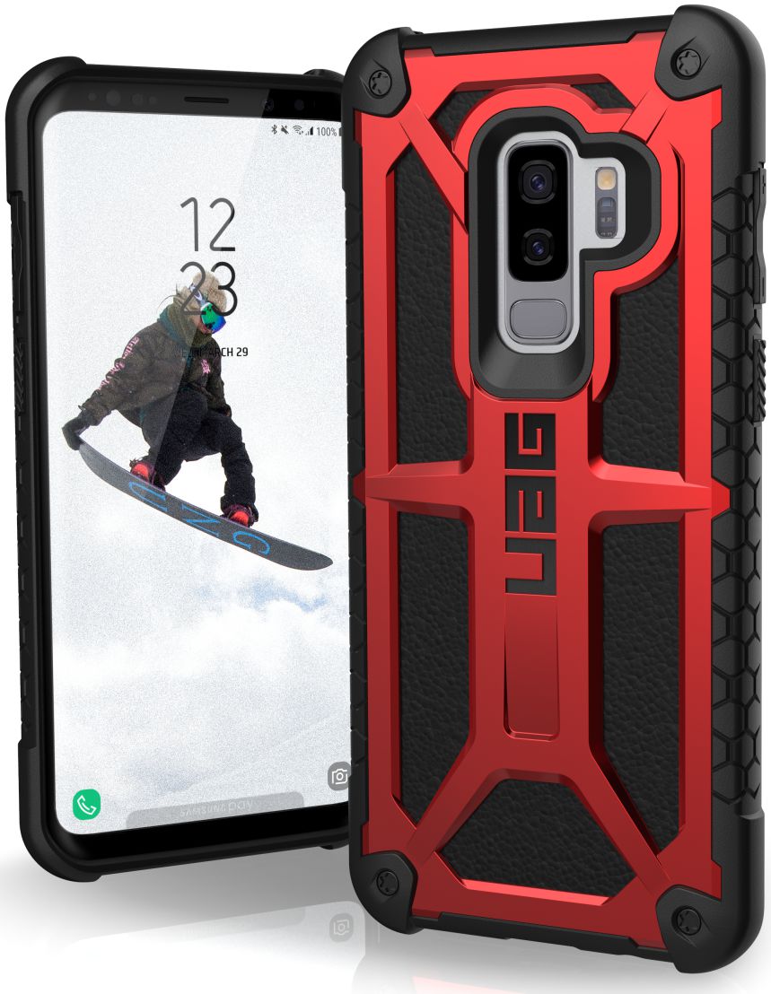Urban Armor Gear Monarch Hoesje Samsung Galaxy S9 Plus Crimson afbeelding 1