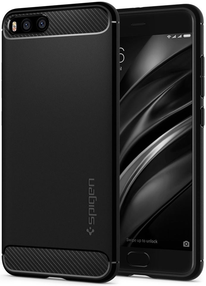 Spigen Rugged Armor Case Xiaomi MI 6 Zwart afbeelding 1