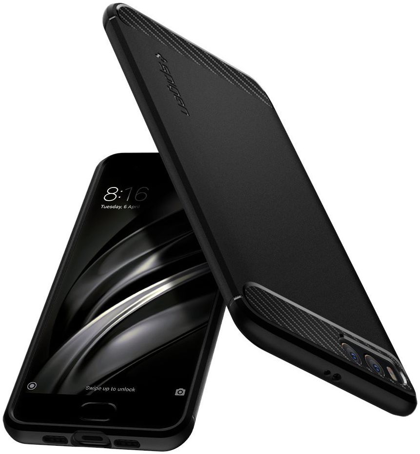 Spigen Rugged Armor Case Xiaomi MI 6 Zwart afbeelding 7