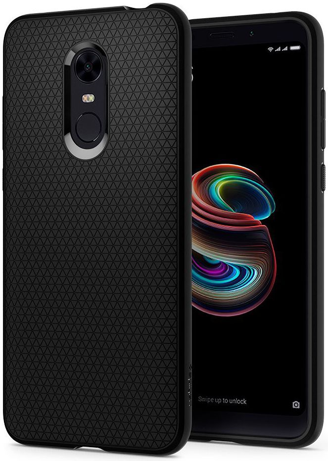 Spigen Liquid Air Card Slot Case Xiaomi Redmi 5 Plus Zwart afbeelding 1
