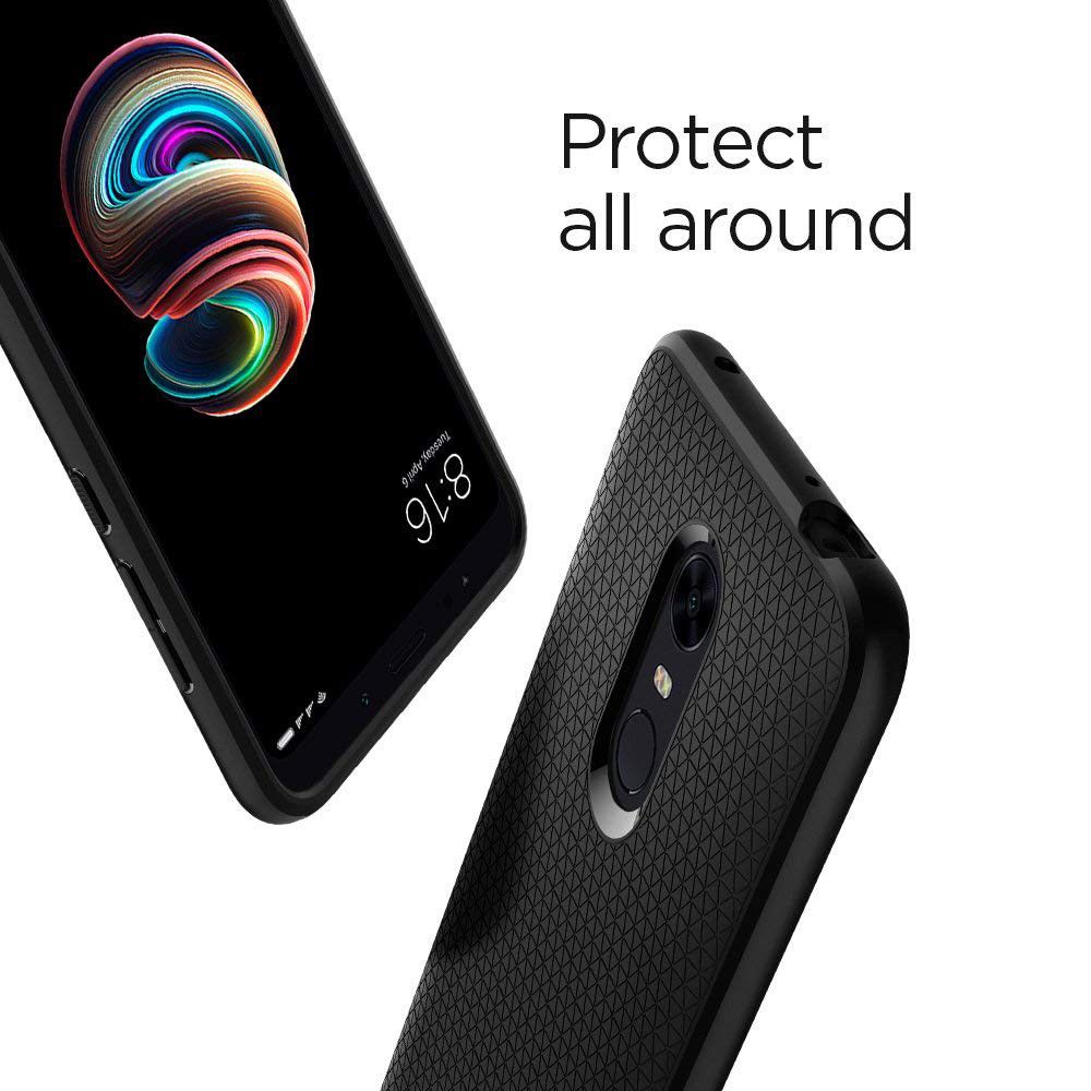 Spigen Liquid Air Card Slot Case Xiaomi Redmi 5 Plus Zwart afbeelding 3