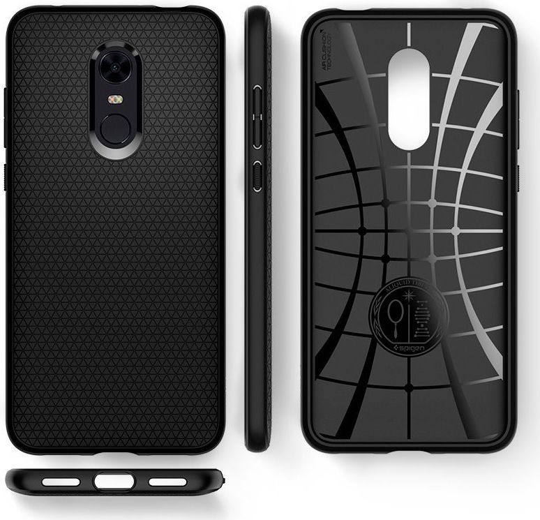 Spigen Liquid Air Card Slot Case Xiaomi Redmi 5 Plus Zwart afbeelding 9