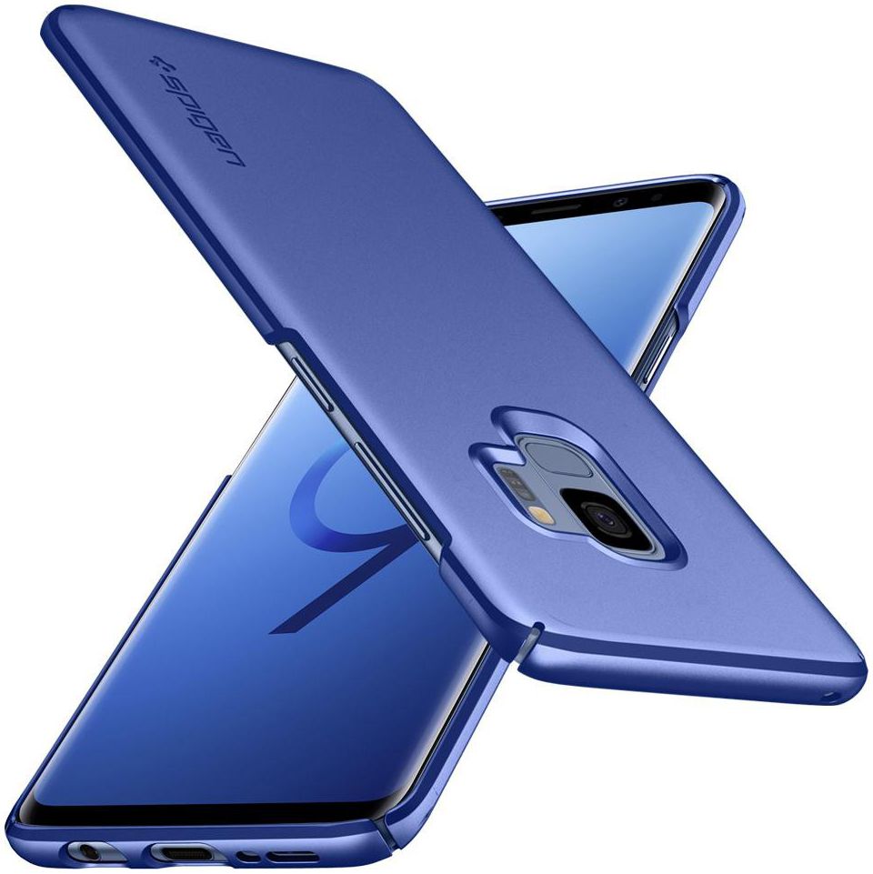 Spigen Thin Fit Case Samsung Galaxy S9 Blue afbeelding 2