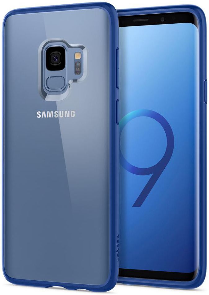 Spigen Ultra Hybrid Case Samsung Galaxy S9 Coral Blue afbeelding 1