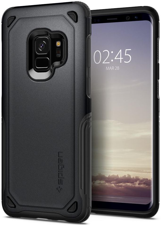 Spigen Hybrid Armor Hoesje Samsung Galaxy S9 Graphite Gray afbeelding 1