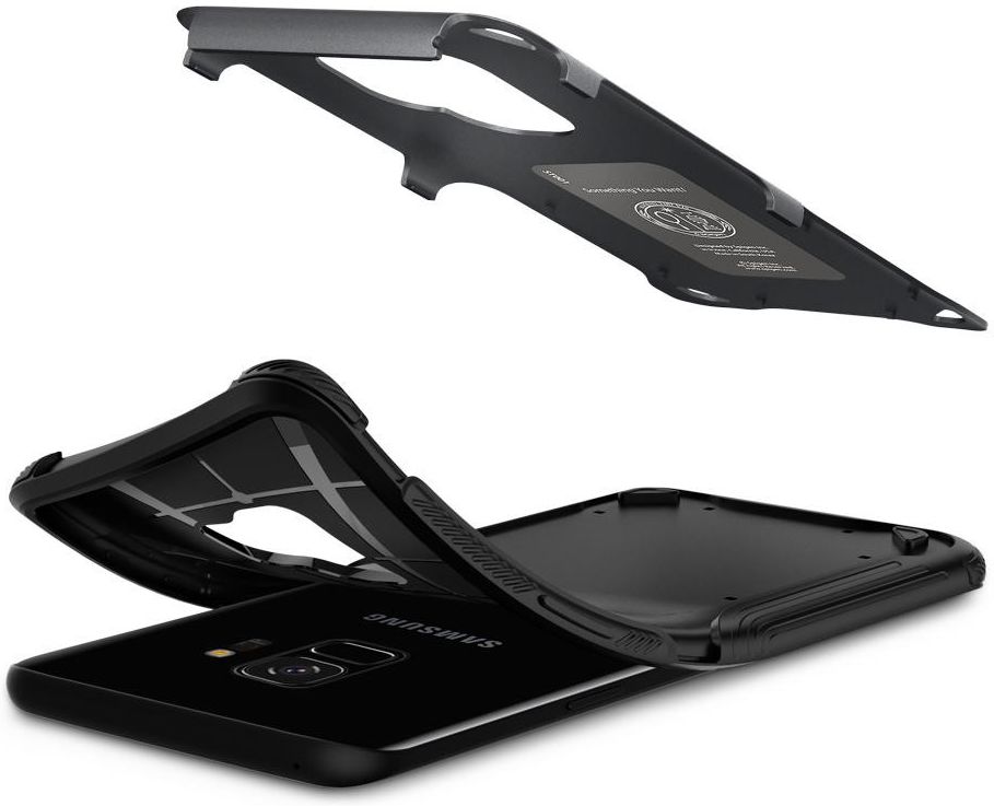 Spigen Hybrid Armor Hoesje Samsung Galaxy S9 Graphite Gray afbeelding 4