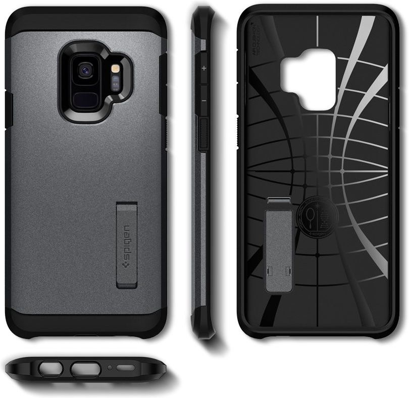Spigen Tough Armor Case Samsung Galaxy S9 Graphite Gray afbeelding 2