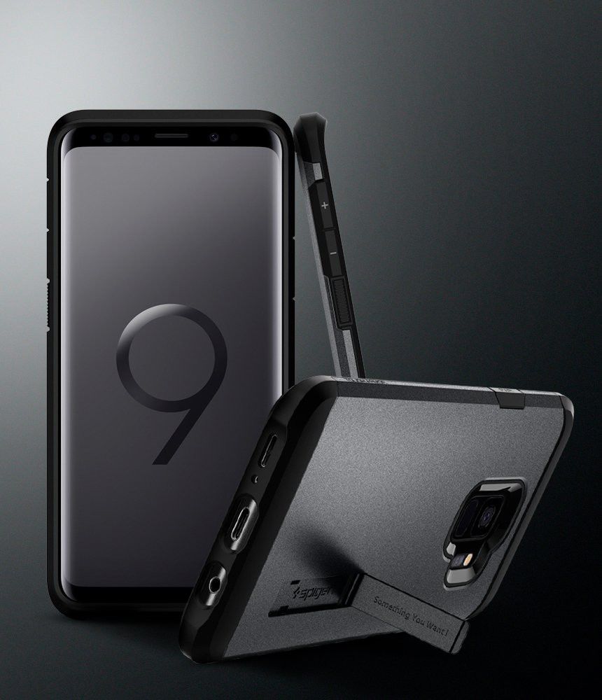 Spigen Tough Armor Case Samsung Galaxy S9 Graphite Gray afbeelding 7