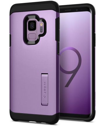 Spigen Tough Armor Case Samsung Galaxy S9 Lilac Purple Hoesjes