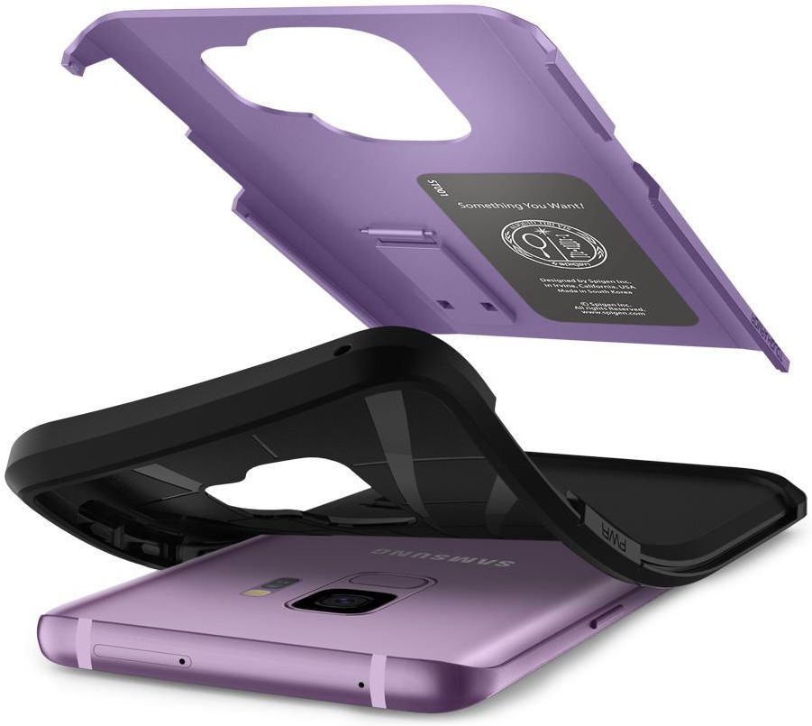 Spigen Tough Armor Case Samsung Galaxy S9 Lilac Purple afbeelding 2
