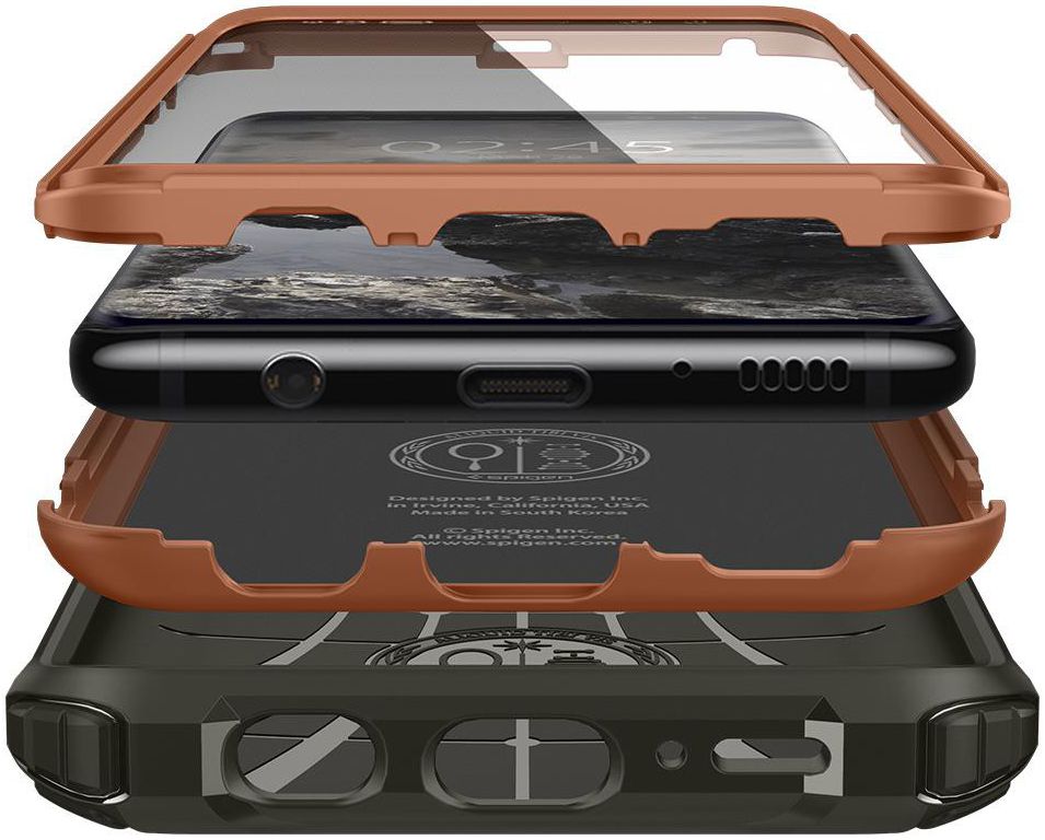 Spigen Pro Guard Hoesje Samsung Galaxy S9 Army Green afbeelding 4
