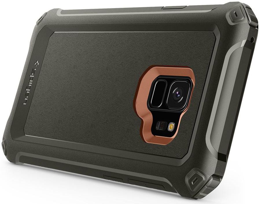 Spigen Pro Guard Hoesje Samsung Galaxy S9 Army Green afbeelding 6