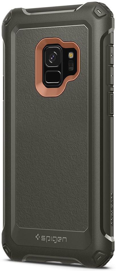 Spigen Pro Guard Hoesje Samsung Galaxy S9 Army Green afbeelding 7