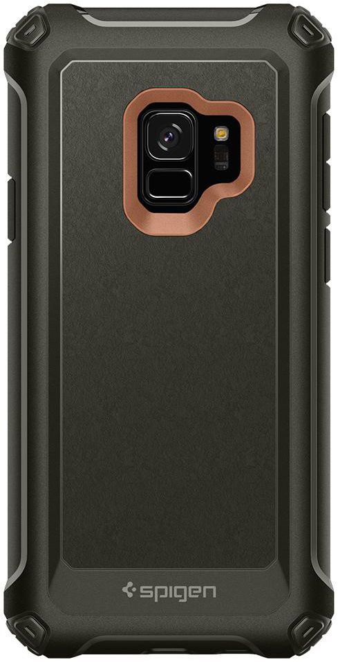 Spigen Pro Guard Hoesje Samsung Galaxy S9 Army Green afbeelding 8