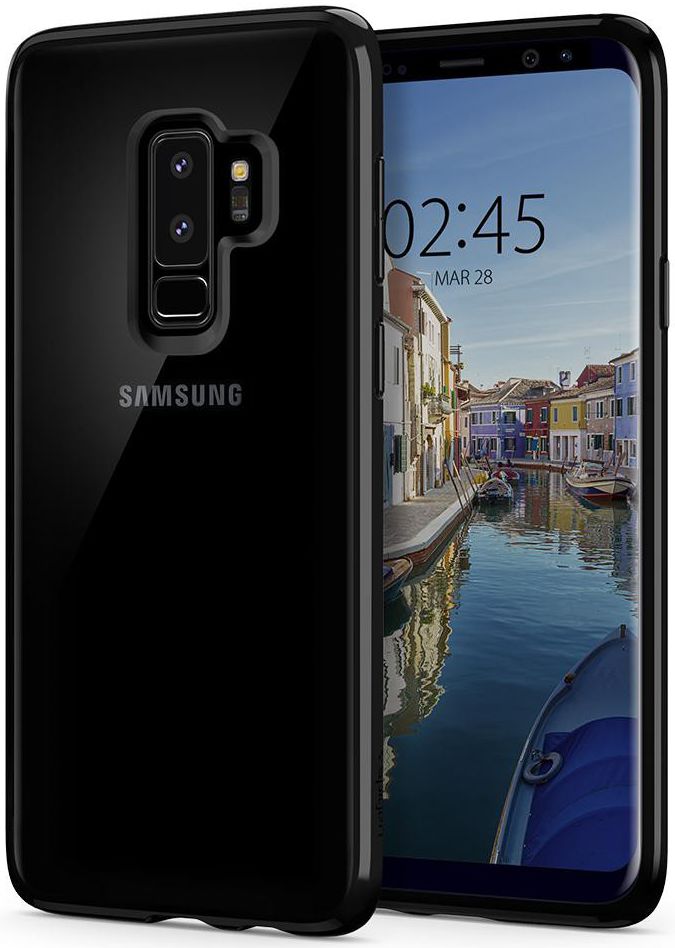 Spigen Ultra Hybrid Case Samsung Galaxy S9 Plus Midnight Black afbeelding 2