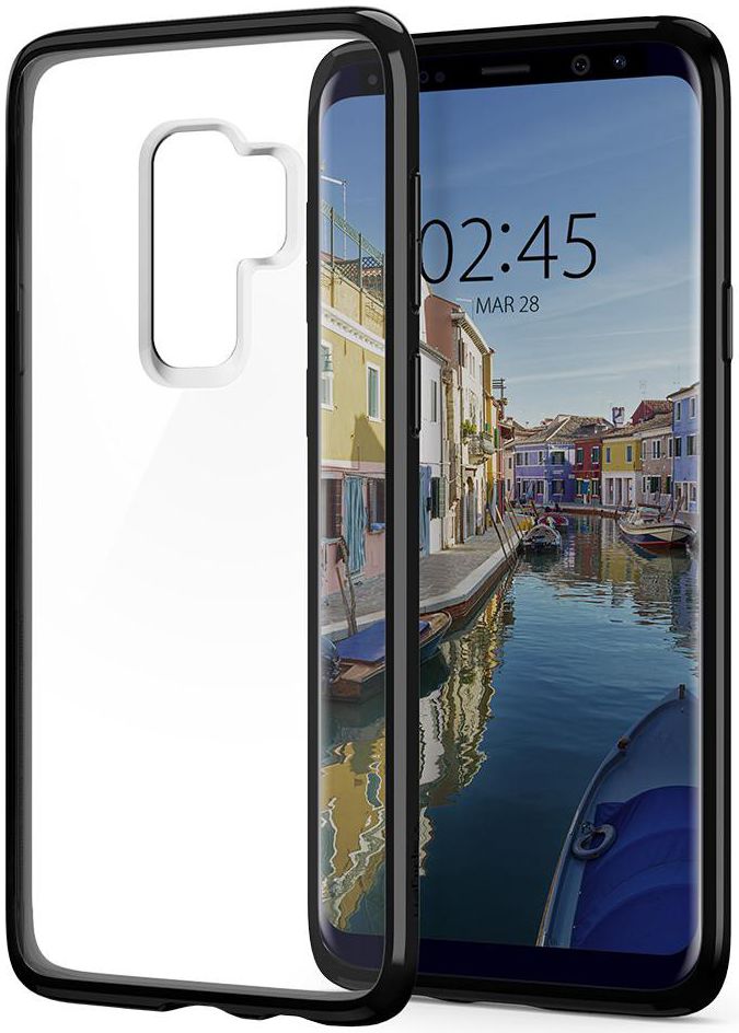 Spigen Ultra Hybrid Case Samsung Galaxy S9 Plus Midnight Black afbeelding 1