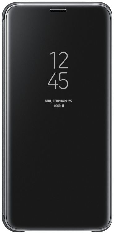 Samsung Galaxy S9 Clear View Stand Cover Zwart afbeelding 1