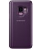 Samsung Galaxy S9 Clear View Stand Cover Paars