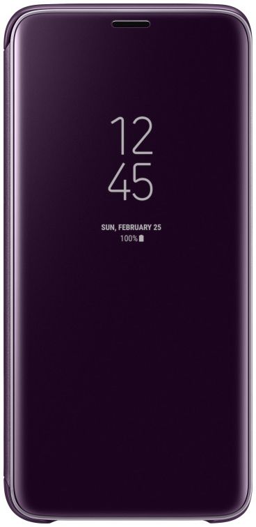 Samsung Galaxy S9 Clear View Stand Cover Paars afbeelding 1
