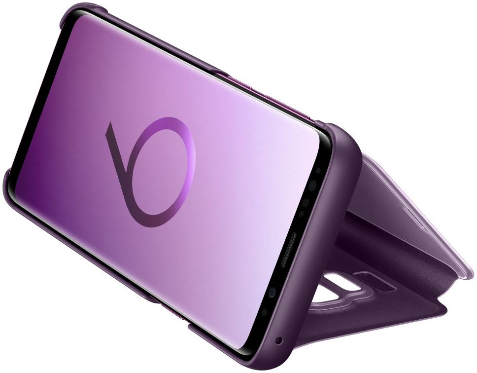 Samsung Galaxy S9 Clear View Stand Cover Paars afbeelding 4