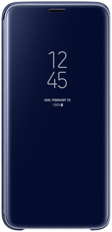 Samsung Galaxy S9 Clear View Stand Cover Blauw afbeelding 1