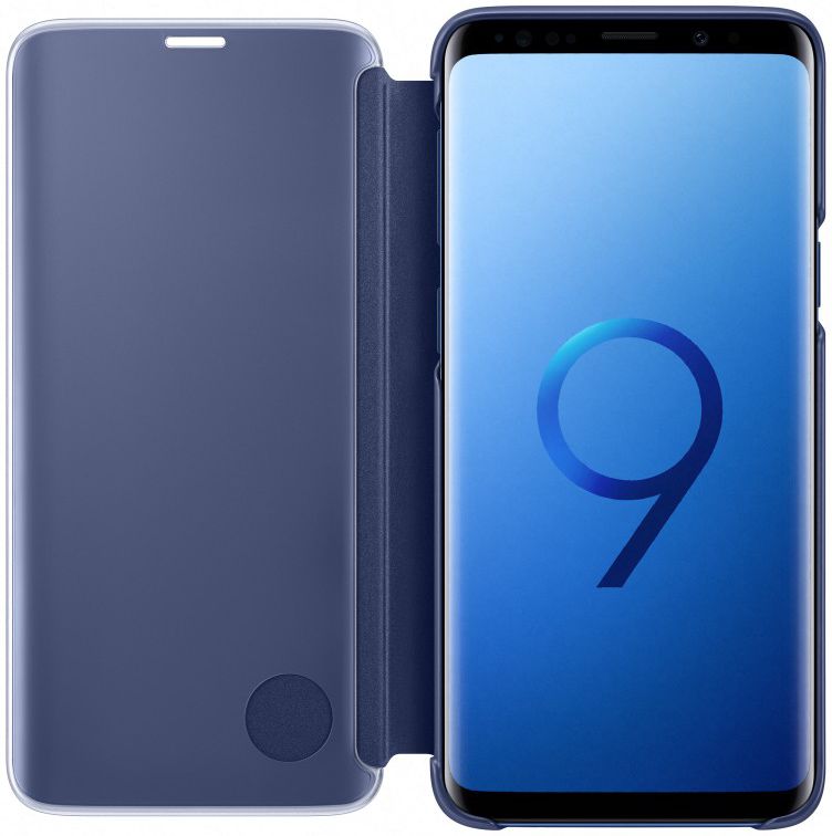 Samsung Galaxy S9 Clear View Stand Cover Blauw afbeelding 2