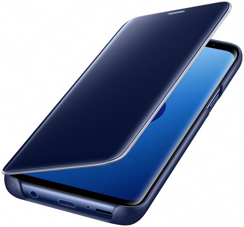 Samsung Galaxy S9 Clear View Stand Cover Blauw afbeelding 3