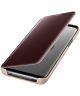 Samsung Galaxy S9 Clear View Stand Cover Goud