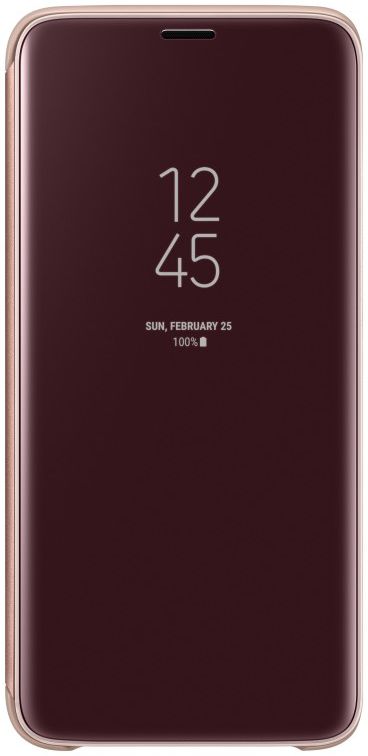 Samsung Galaxy S9 Clear View Stand Cover Goud afbeelding 1