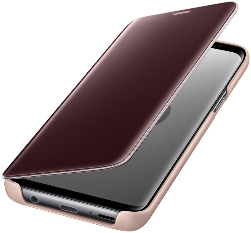 Samsung Galaxy S9 Clear View Stand Cover Goud afbeelding 3