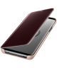 Samsung Galaxy S9 Plus Clear View Stand Cover Goud