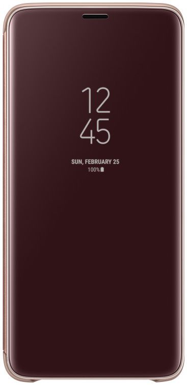 Samsung Galaxy S9 Plus Clear View Stand Cover Goud afbeelding 1