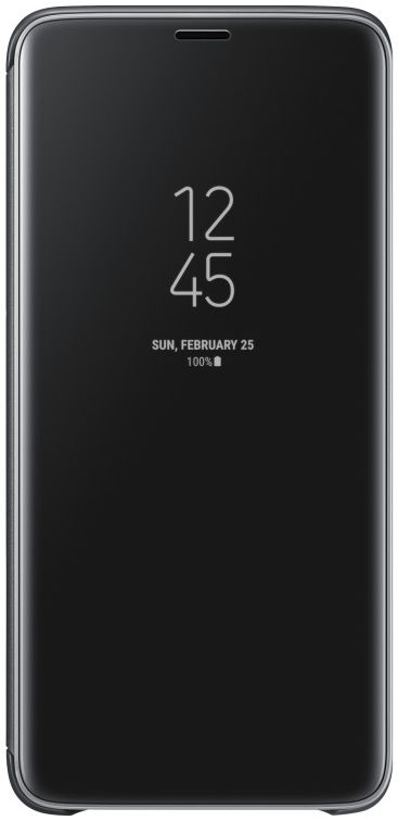 Samsung Galaxy S9 Plus Clear View Stand Cover Zwart afbeelding 1