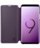 Samsung Galaxy S9 Plus Clear View Stand Cover Paars