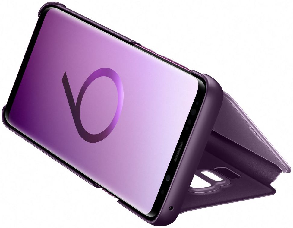 Samsung Galaxy S9 Plus Clear View Stand Cover Paars afbeelding 4