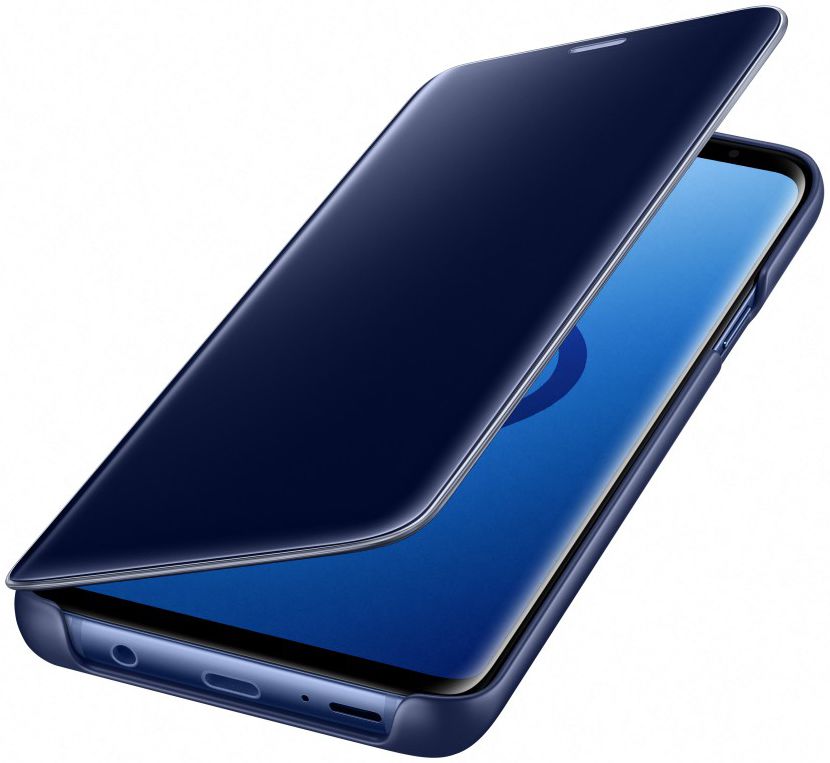 Samsung Galaxy S9 Plus Clear View Stand Cover Blauw afbeelding 3