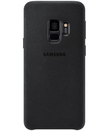 Samsung Galaxy S9 Alcantara Cover Zwart Hoesjes