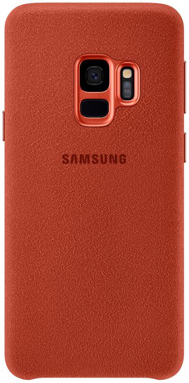 Samsung Galaxy S9 Alcantara Cover Rood afbeelding 1