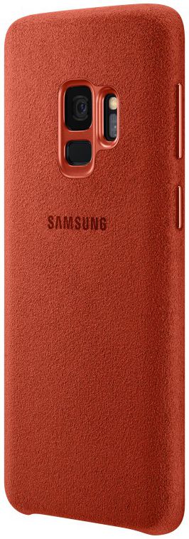 Samsung Galaxy S9 Alcantara Cover Rood afbeelding 3