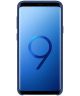 Samsung Galaxy S9 Plus Alcantara Cover Blauw