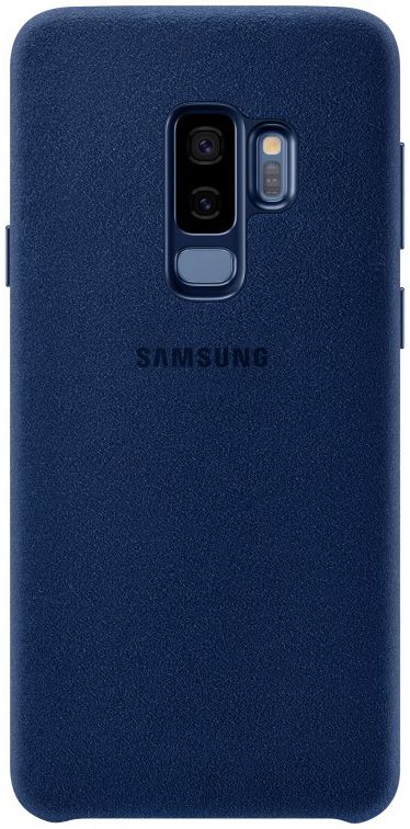Samsung Galaxy S9 Plus Alcantara Cover Blauw afbeelding 1