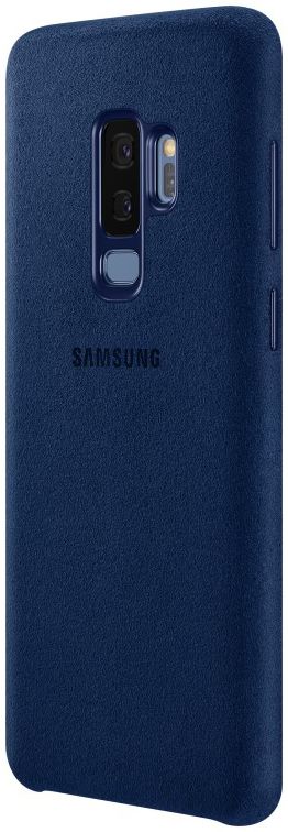 Samsung Galaxy S9 Plus Alcantara Cover Blauw afbeelding 3
