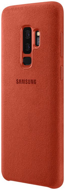 Samsung Galaxy S9 Plus Alcantara Cover Rood afbeelding 3